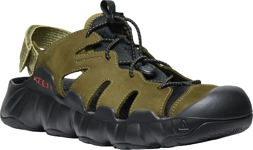 Hyperport Fisherman Leather Uomo dark olive/black