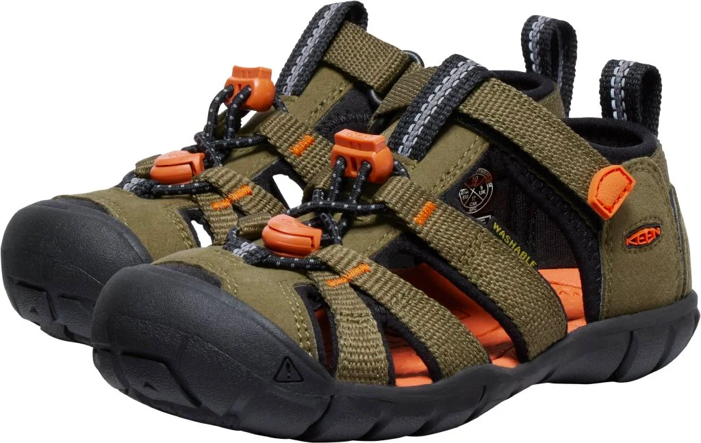Seacamp II Cnx Bambino dark olive/gold flame - Image 4