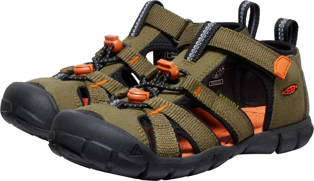 Seacamp II Cnx Bambino dark olive/gold flame - Image 4