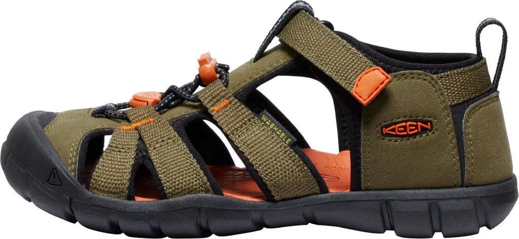 Seacamp II Cnx Bambino dark olive/gold flame - Image 8